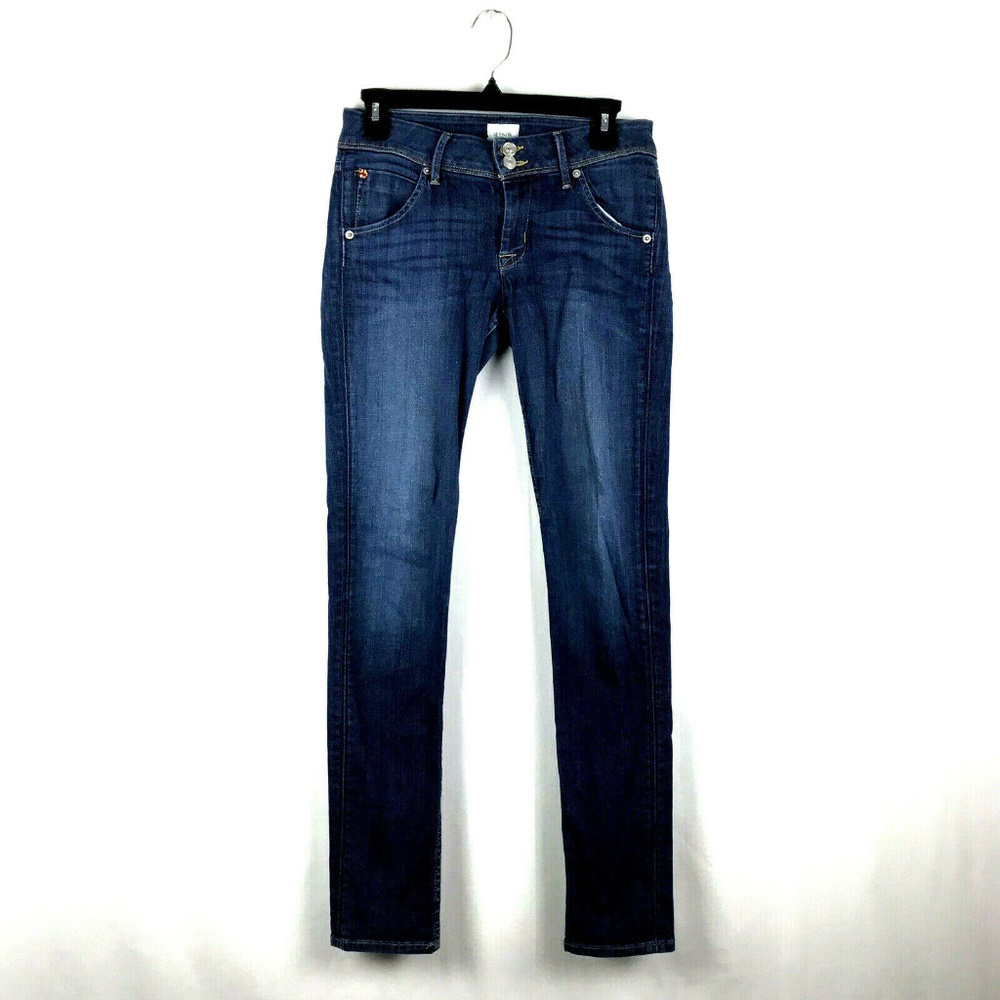 Hudson Colin Flap Skinny Jeans Blue Womens Size 27